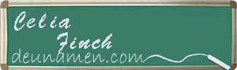Celia Finch Visitenkarte